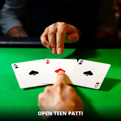 Open Teen Patti game tile on the 99exch casino floor