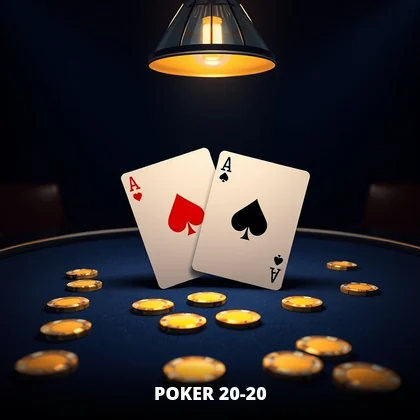 Poker 20-20 game tile on the 99exch casino floor